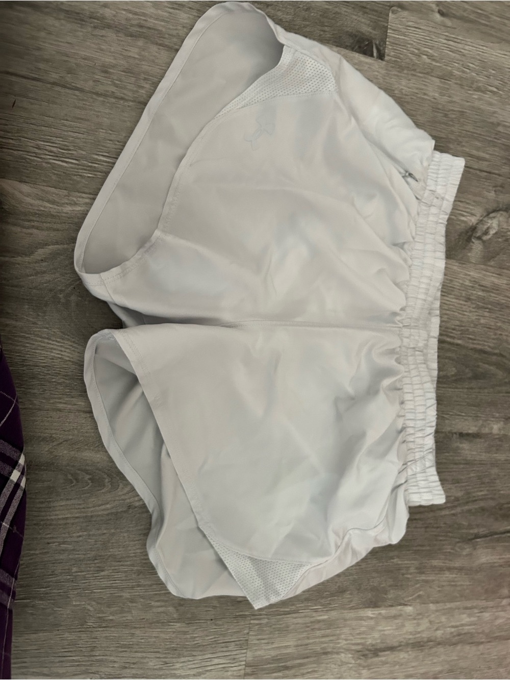 Under Armour White Women's Athletic Running Shorts